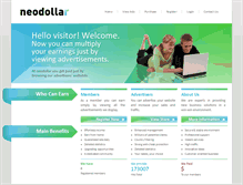 Tablet Screenshot of neodollar.com